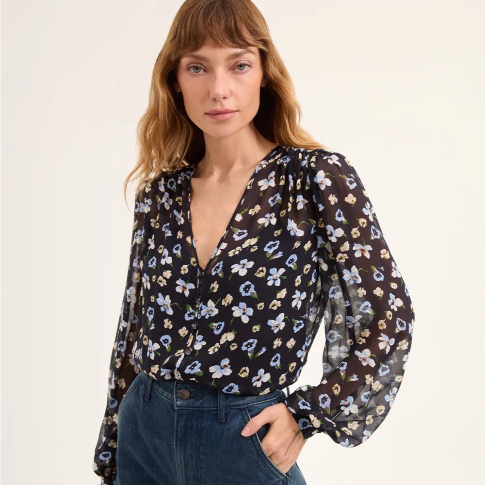 Veronica Beard - Alec Floral Blouse